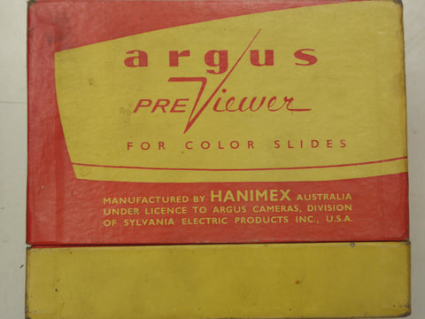 Hanimex : Argus Previewer for Slides - Slide Viewer (Boxed) - (SB8)