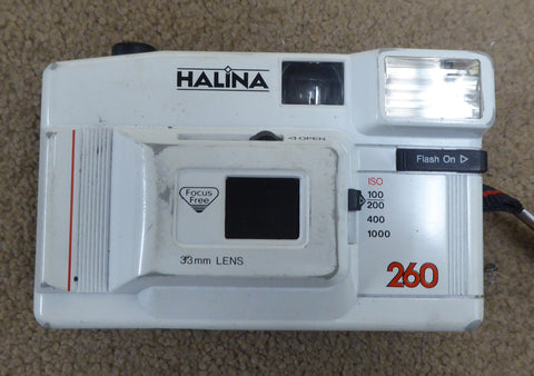 Haking : Halina 260 (White) - Camera - (SB9)