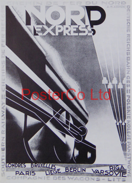 A.M. Cassandre - Nord Express, 1927