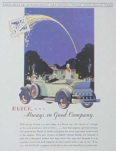 Buick always in good company 