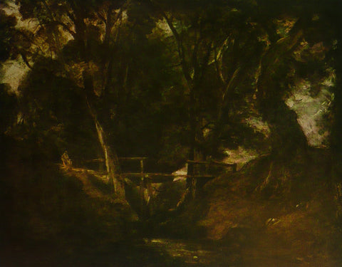 Dell Scene In The Park At Helmingham Constable