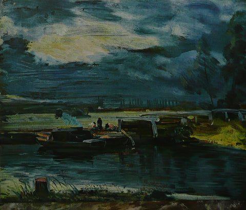 Barges on the Stour Constable