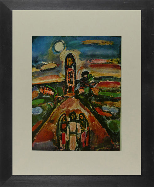 Christ And Two Disciples   Rouault 