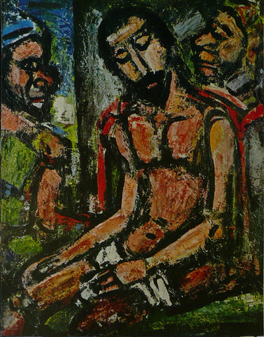 Christ Mocked By Soldiers   Rouault 