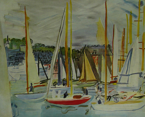 Harbour At Deauville   Dufy 
