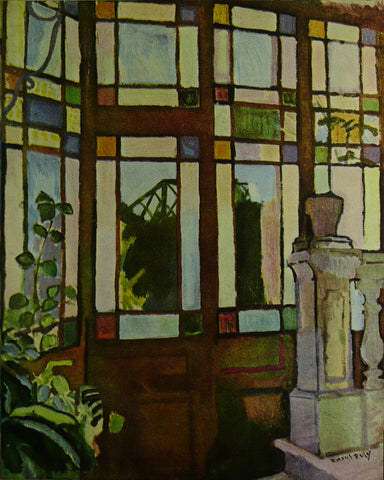 Window With Coloured Panes   Dufy 