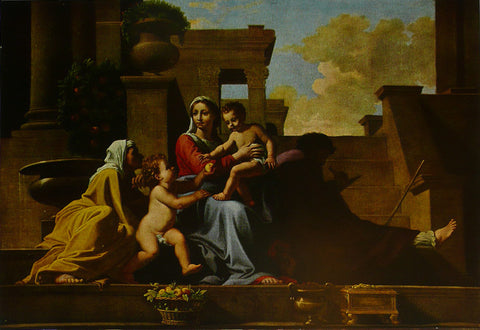 The Holy Family  Steps Nicolas Poussin 