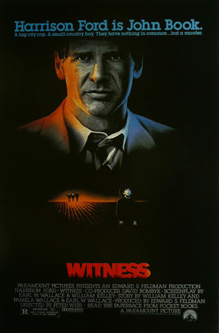 Witness Harrison Ford Movie Poster 