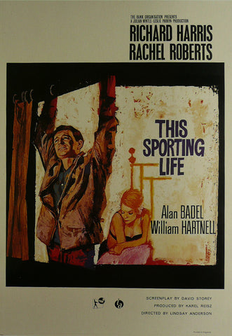 This-Sporting-Life---Richard-Harris-/-Rachel-Roberts---Movie-Poster