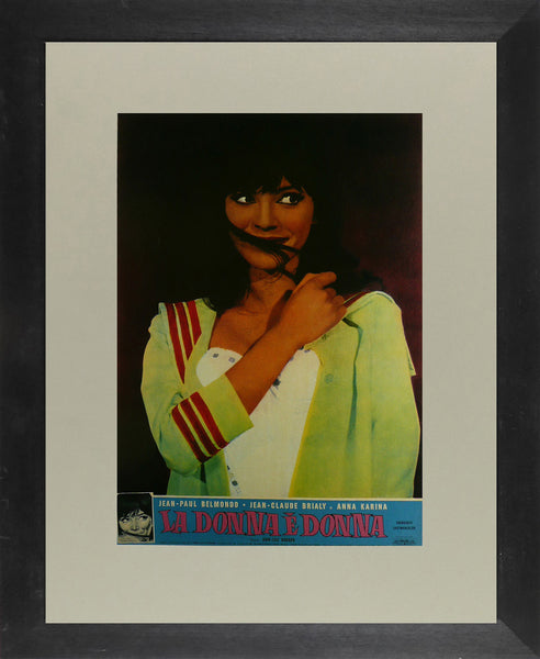 A-Woman-Is-a-Woman-(Italian)---Jean-Paul-Belmondo---Movie-Poster