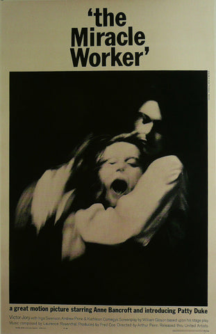 The-Miracle-Worker---Anne-Bancroft---Movie-Poster