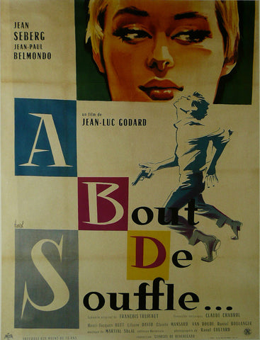 A-bout-de-souffle---Jean-Seberg-(French)---Movie-Poster