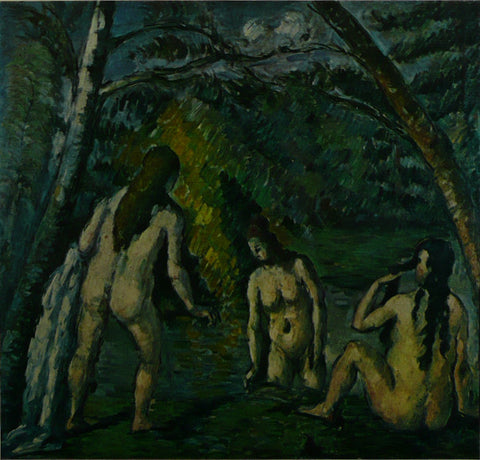 Three Bathing Women  Cezanne