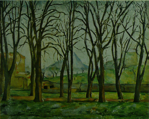 Chestnut trees at the 'Jas de Bouffan'  Cezanne