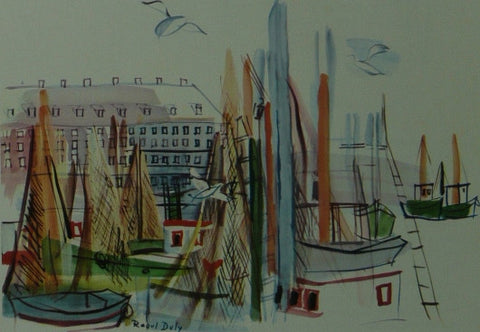 Fishing Port at Boston  Raoul Dufy 