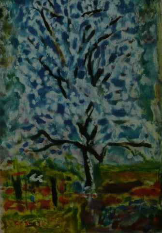 Almond tree in Blossom 1946 7 Bonnard 