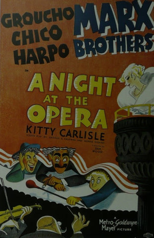 A Night at the Opera The Marx Brothers Movie Poster