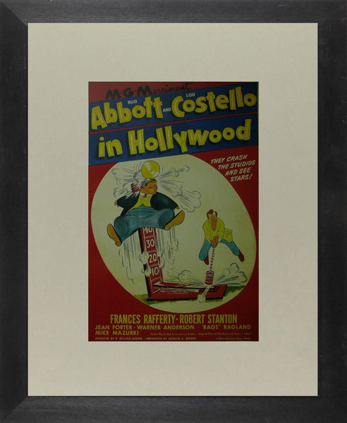 Abbott & Costello in Hollywood (2) Bud Abbott / Lou Costello Movie Poster Framed Picture