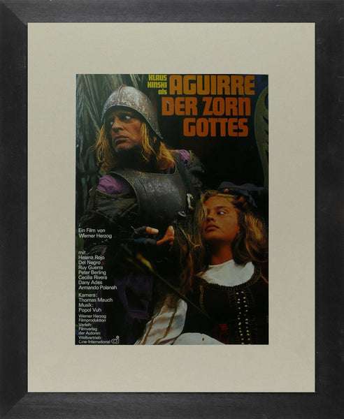 Aguirre der Zorn Gottes (Aguirre, the Wrath of God) Klaus Kinski (German) Movie Poster Framed Picture