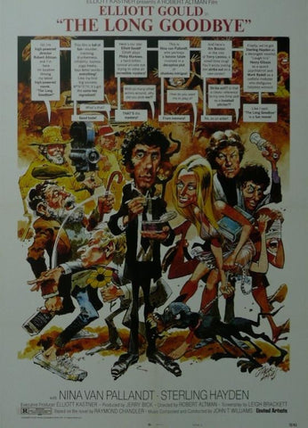 The Long Goodbye Elliott Gould Movie Poster Framed Picture