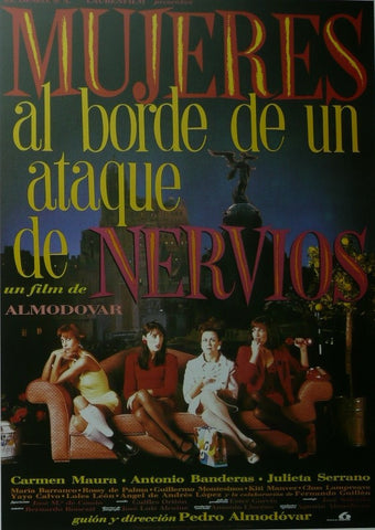 Women on the Verge of a Nervous Breakdown  (Spanish) Carmen Maura / Antonio Banderas Movie