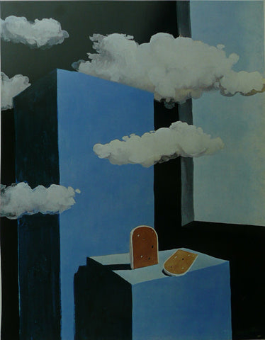 The Poetic World (Clouds & toaster) René Magritte