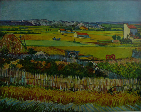 Harvest at La Crau Vincent van Gogh