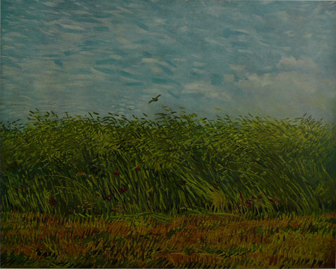 Wheatfield with a lark Vincent van Gogh
