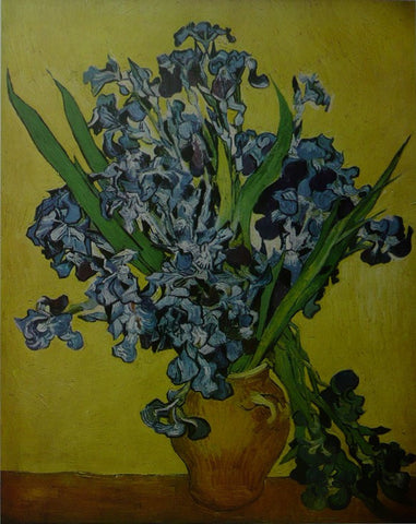 Irises in a Vase Vincent van Gogh