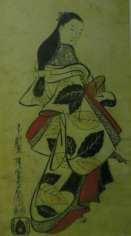 Kaigetsudo Anchi Standing courtesan