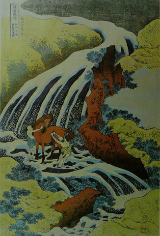 Katsushika Hokusai Waterfall of Yoshin