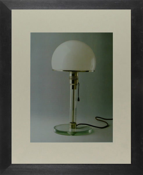 Carl Jucker Glass domed table lamp (Bauhaus)