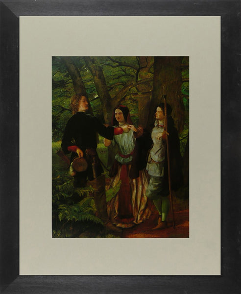 A scene (the Mock Marriage of Orlando and Rosalind) from As you Like It Walter Howell Deverell 