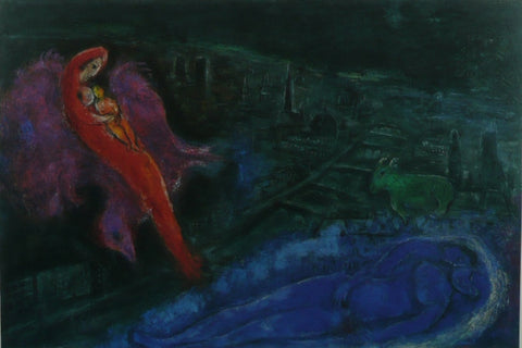 Bridges over the Seine Chagall