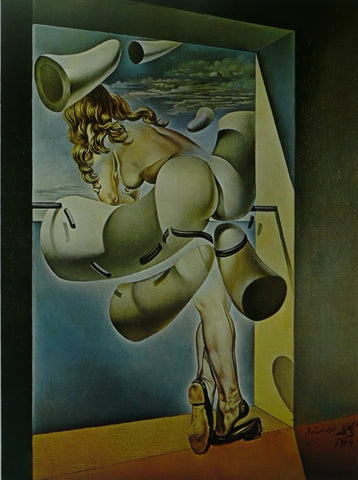 Young Virgin autosodomized by her own chastity Salvador Dalí
