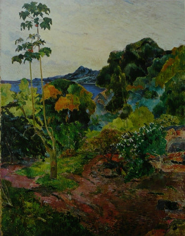 Tropical vegetation Martinique Gauguin