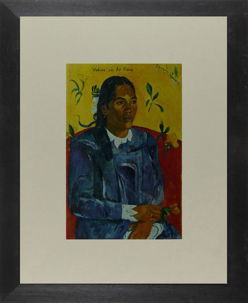 Woman with a Flower (Vahine no te Taize) Gauguin