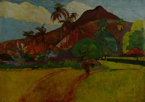 Tahitian mountains Gauguin