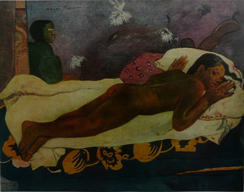 spirit of the dead watching Manao Tupapau Gauguin