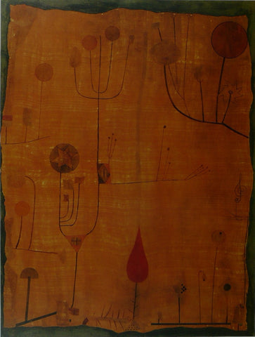 Fruits on Red Klee