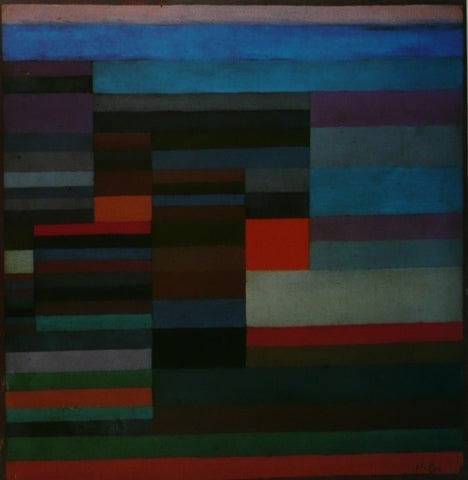 Fire in the evening Klee