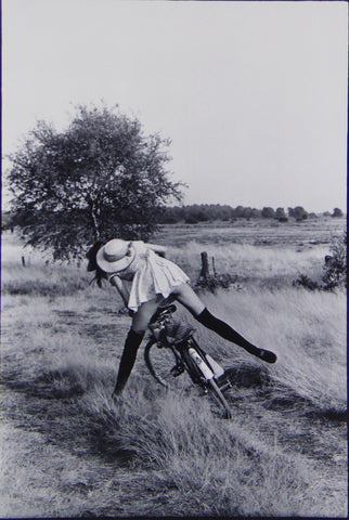 Jean Francois Jonuelle Lady riding a Bike