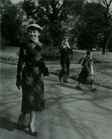 Audrey Hepburn We Take A Girl To Look For Spring Kew Gardens by Bert Hardy (1)