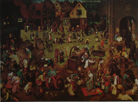 The Fight between Carnival and Lent Bruegel