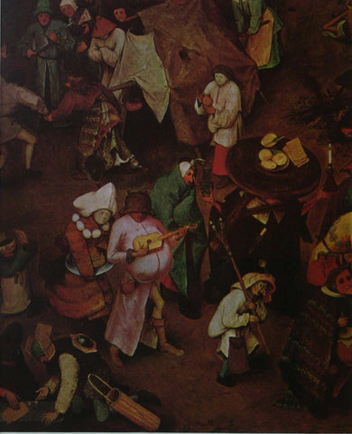 Detail From 'The Fight between Carnival and Lent' Bruegel