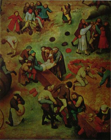 Detail from 'Children's Games' Bruegel
