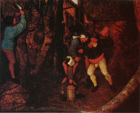 Detail from 'The Gloomy Day' (February) Bruegel