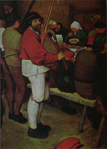 Detail from 'The Peasant Wedding' Bruegel