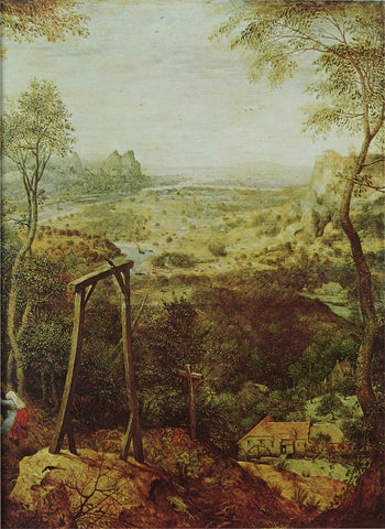 Detail from 'The Magpie on the Gallows' Bruegel