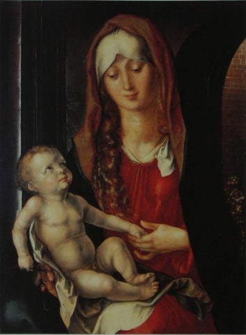 Virgin & Child before an archway Durer
